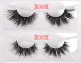 100 Pairs 3D Mink Lashes Wholesale Bulk  3D Mink Eyelashes Thick Long