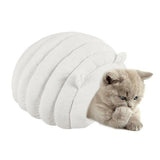 Foldable Cat Bed Cute Pet Winter Warm House for Indoor Kennel Puppy