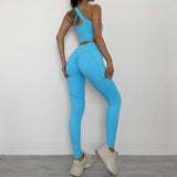 Sportwear Women Yoga Sets Fitness Wear 2peice Suits High Waist Legging