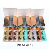 Eye Lashes Wholesale 5/30/50/100pcs 6D Mink Lashes Natural False