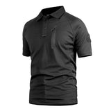 Summer Men's Performance T-shirts Short Sleeve Tactical Military