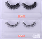 10/30/50 Pairs Natural Long False Eyelashes Lashes Mink Lashes Bulk