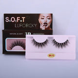 Wholesale Eyelashes 10/30/50/100 Pairs Faux Mink Lashes Natural False