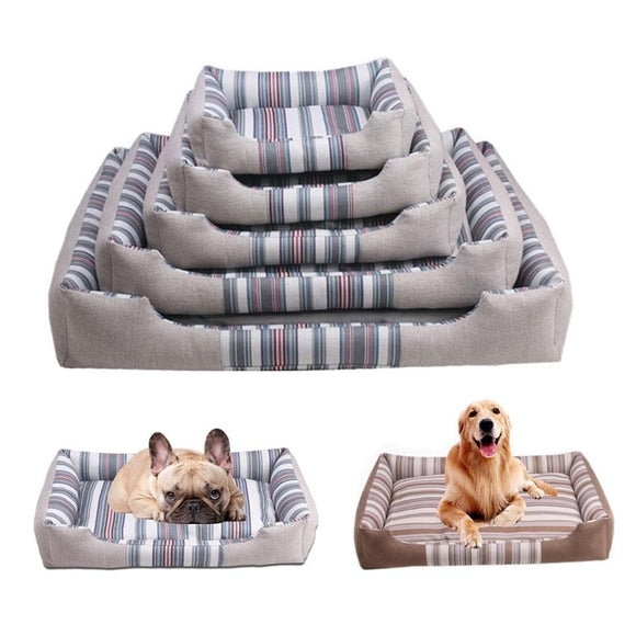 Pet Dog Bed Soft Kennel Sofa Winter Warm Pet Blanket Mat Removable