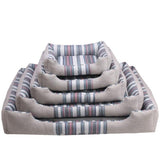 Pet Dog Bed Soft Kennel Sofa Winter Warm Pet Blanket Mat Removable