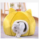 Pet Dog Cat Tent House Kennel Winter Warm Nest Soft Sleeping Sofa Pad