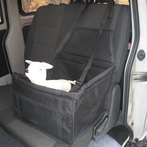 Pet In-car Booster Dog Bed Car Front Seat Cover Pet Carriers Mesh Bags