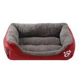 Pet Cat Dog Bed Warm Dog House Soft Fleece Nest Dog Baskets Mat Autumn