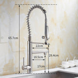 Kitchen Faucet Chrome Brass Tall kitchen faucet mixer Sink Faucet Pull