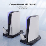 For Playstation PS5 Game Console Vertical Stand With 3 USB HUBs Game