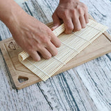 DIY Bamboo Sushi Rolling Mat Set