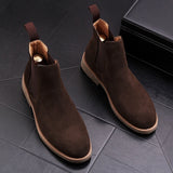 Luxury Fashion Men's Ankle Boots Spring Autumn Pointed Toe Boots