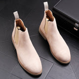 Luxury Fashion Men's Ankle Boots Spring Autumn Pointed Toe Boots