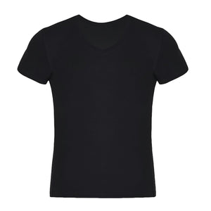 Premium V Neck T Shirts for Men Rayon Made from Bamboo Tees Moisture