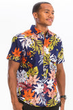 HAWAIIAN PRINT BUTTON DOWN SHIRT