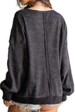 Oversize Dropped Shoulder Long Sleeve T-Shirt