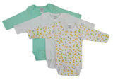 Boys Longsleeve Printed Onesie Variety Pack