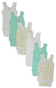 Boys' Printed Tank Top 6 Pack