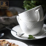 Fine Porcelain 3 Oz | 90 Ml Coffee Cup & Saucer Set