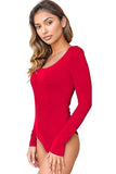 Basic Bae Full Size Round Neck Long Sleeve Bodysuit