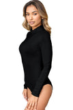 Basic Bae Full Size Mock Neck Long Sleeve Bodysuit