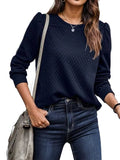 Round Neck Long Sleeve Sweatshirt