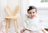 Sage Ruffle Angel Bib