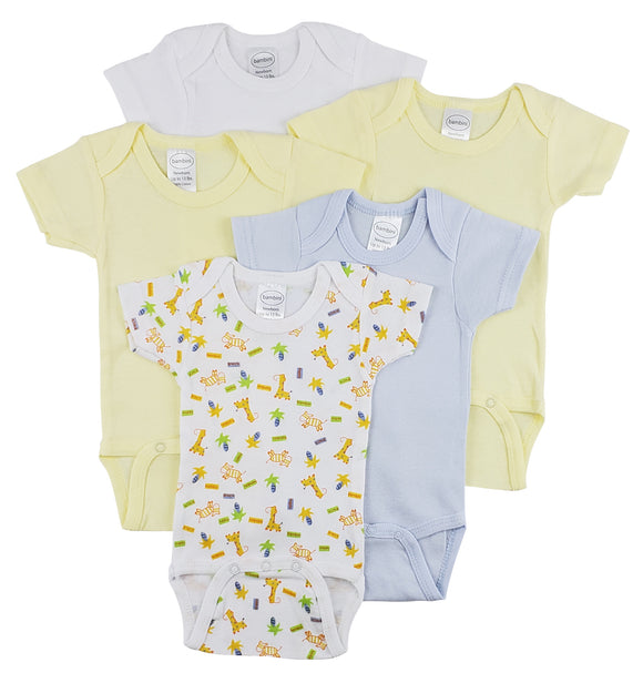 Bambini Short Sleeve One Piece 5 Pack