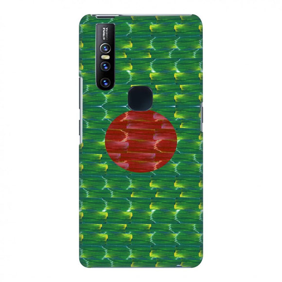 Bangladesh flag- Paint strokes Slim Hard Shell Case For Vivo V15