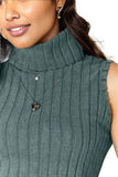 Basic Bae Full Size Ribbed Turtleneck Tank