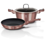 3-Piece Compact Cookware Set i-Rose Collection