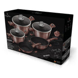 10-Piece Kitchen Cookware Set I-Rose Collection