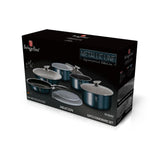 12-Pieces Cookware Set with Detached Ergonomic Handle