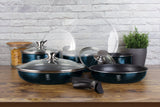 12-Pieces Cookware Set with Detached Ergonomic Handle