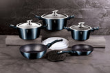 13-Piece Kitchen Cookware Set Aquamarine Collection