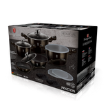 13-Piece Kitchen Cookware Set Black Collection