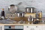 15-Piece Stainless Steel Cookware Set Blauman Collection