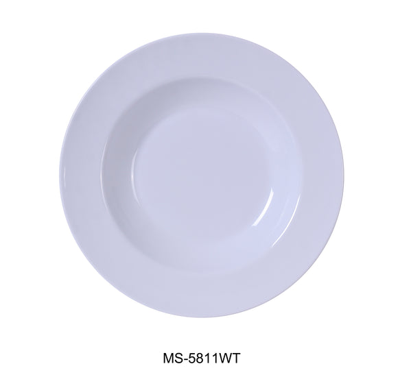 Yanco MS-5811WT Mile Stone Pasta Bowl