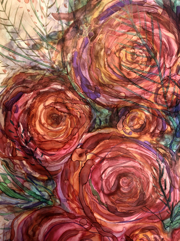 Pink Roses : Prints