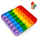 Rainbow Square Push & Pop Fidget Toy