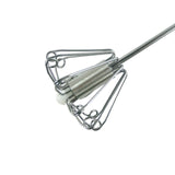 Stainless Steel Semi-Automatic Whisks Eggbeater