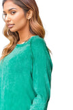 Zenana Round Neck Long Sleeve Top