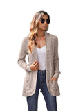 Open Front Cardigan with Pockets