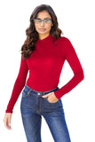 Basic Bae Full Size Mock Neck Long Sleeve Bodysuit