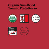 Delicious & Sons Organic Sun-Dried Tomato Pesto Rosso 6.70 oz.