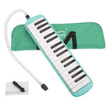 32-Key Melodica with Mouthpiece & Hose & Bag Black