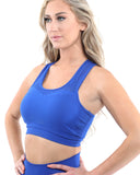 SALE! 50% OFF! Milano Leggings & Sports Bra - Blue [MADE IN ITALY]