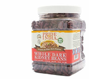 Pride Of India - Indian Whole Dark Kidney Beans - Protein & Fiber Rich Rajma