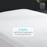 2-in-1 Cool/Warm Reversible Waterproof and Stain Release Mattress Pad