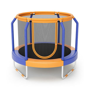 Mini Trampoline with Enclosure and Heavy-duty Metal Frame